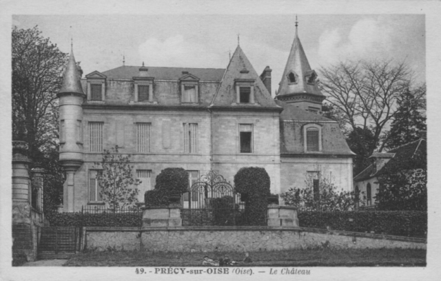 Le chateau de Précy sur Oise