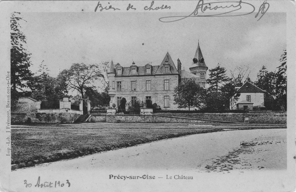 Le chateau de Précy sur Oise