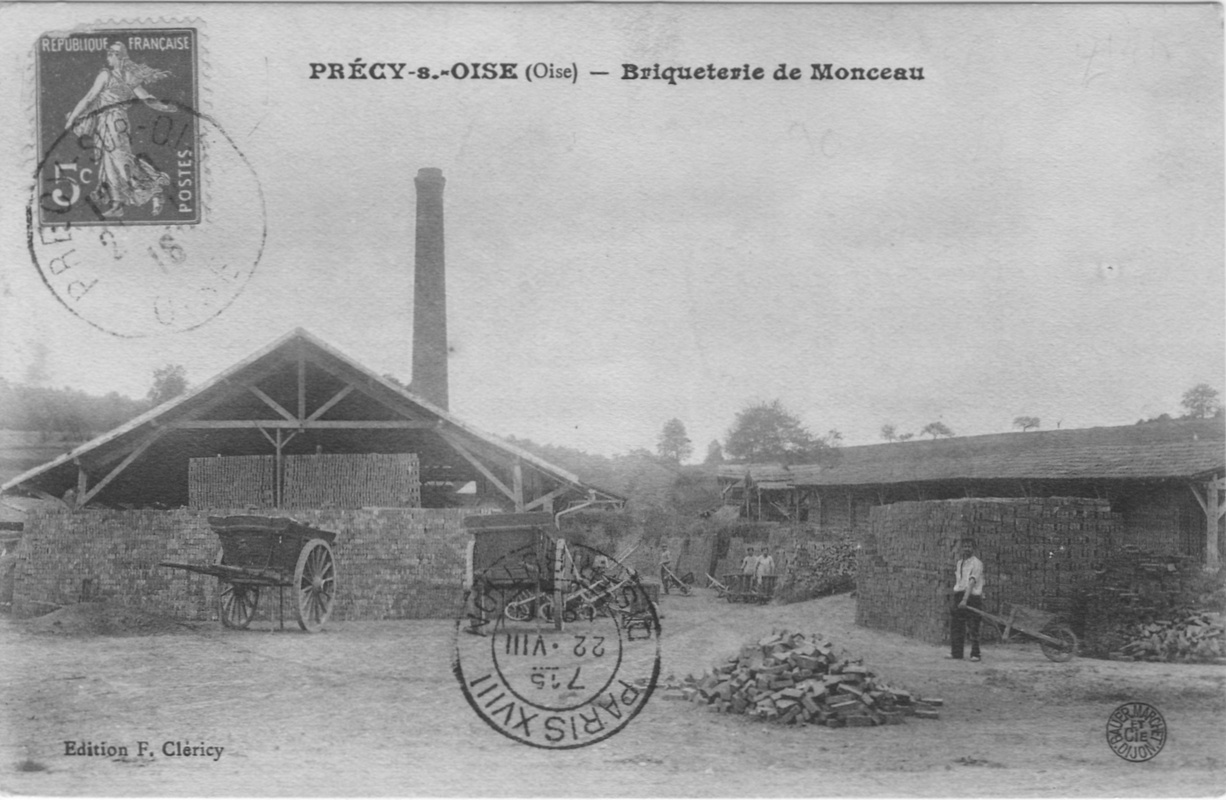 Les briquetteries à Précy sur Oise