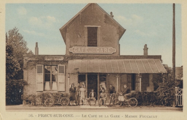 Le café de la Gare à Précy