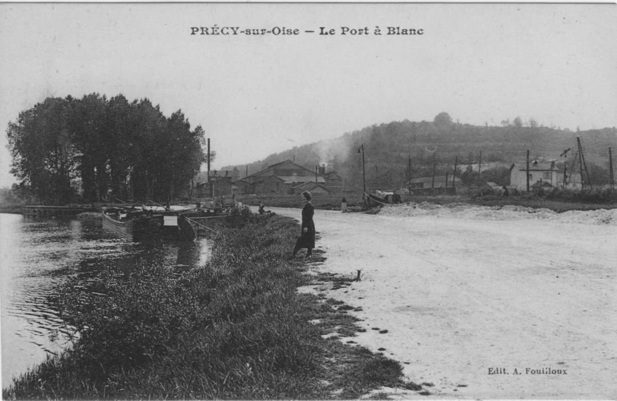 Le port à blanc à Précy