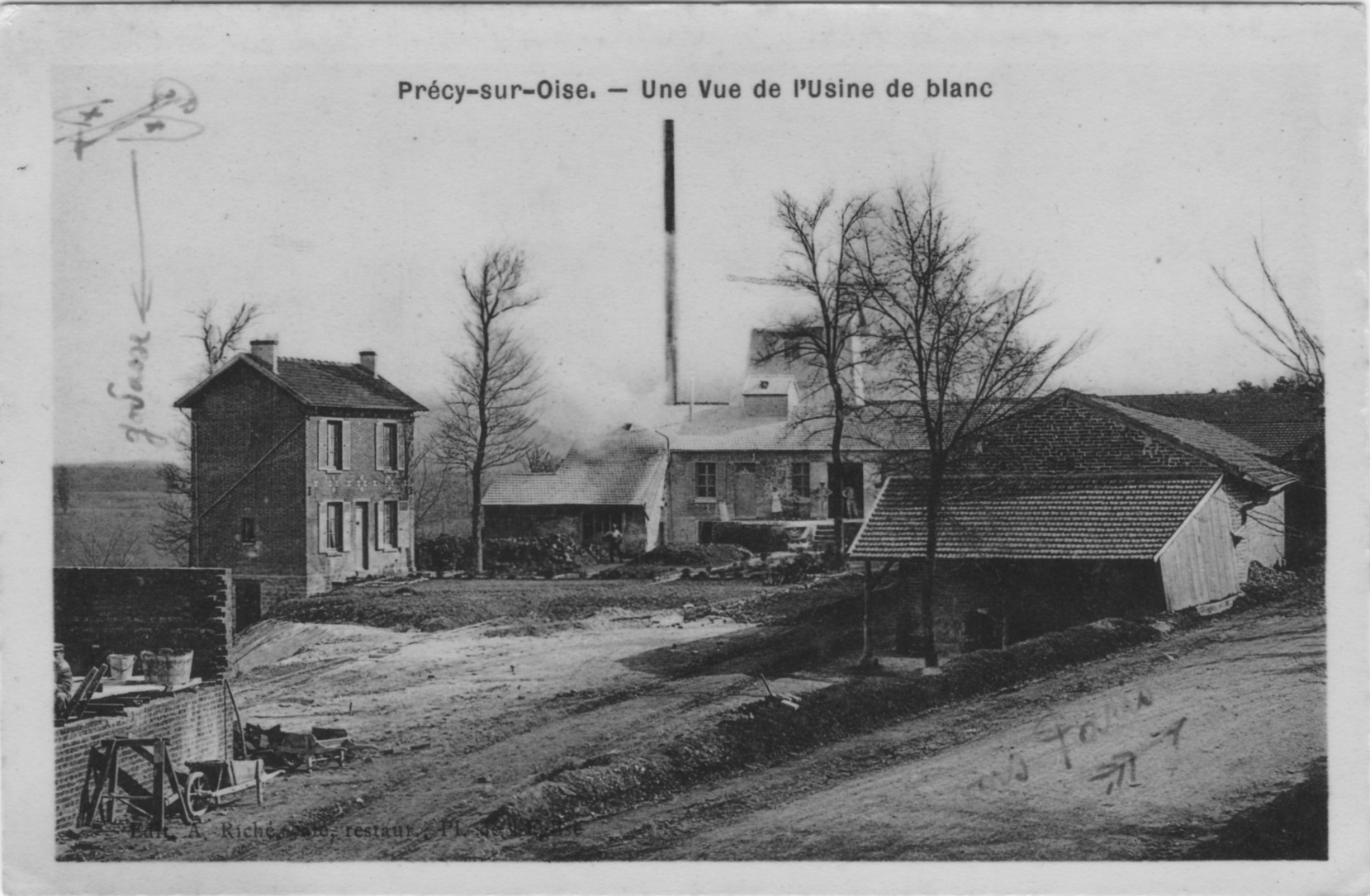 L'usine de blanc à Précy