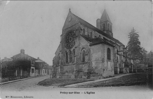 Le chevet de l'église de Précy sur Oise