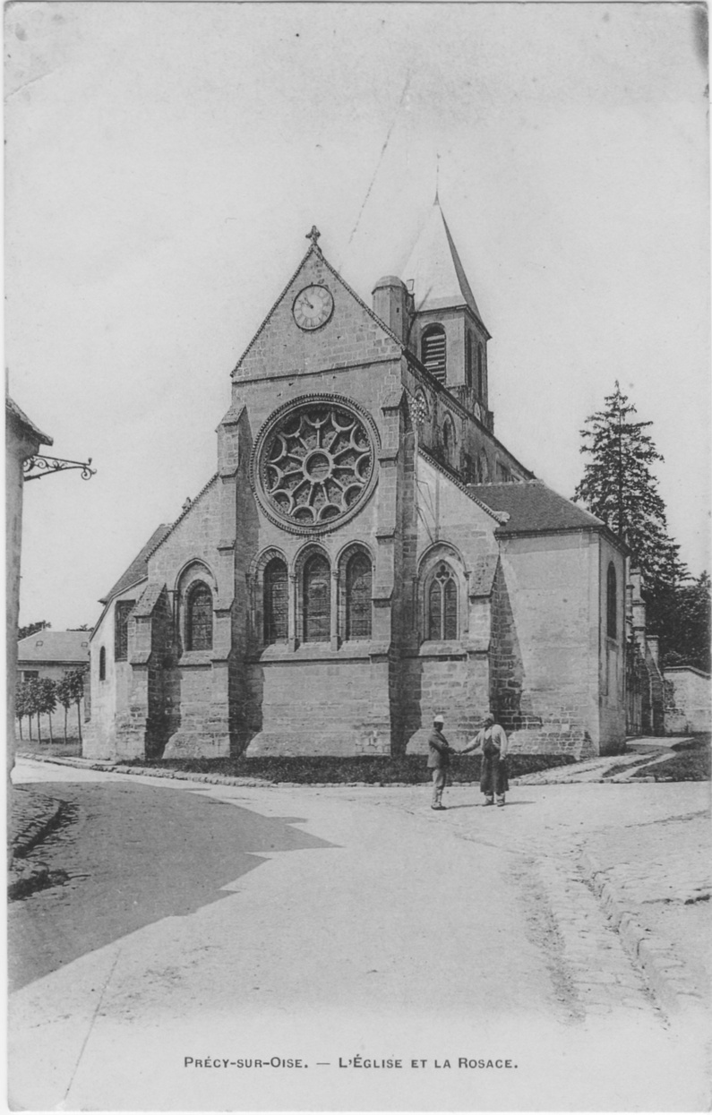 La rosace de l'église de Précy sur Oise