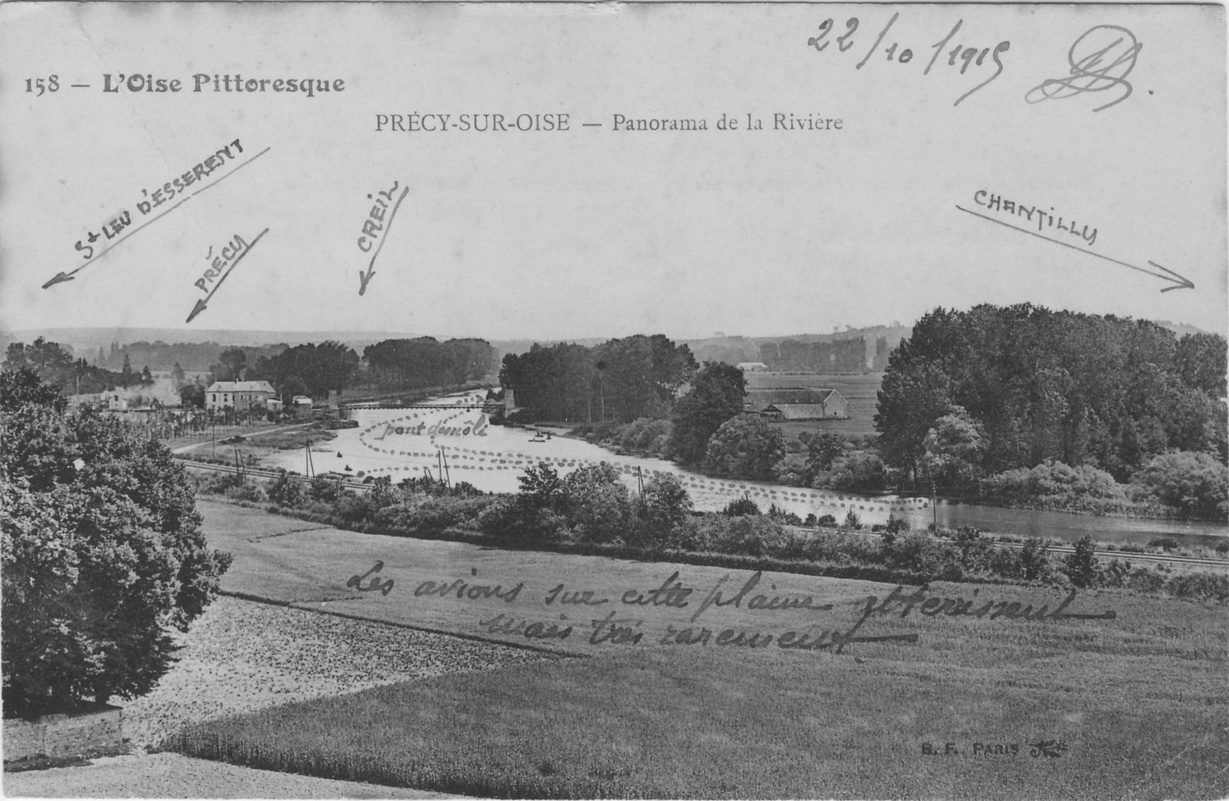 Bords de l'Oise à Précy