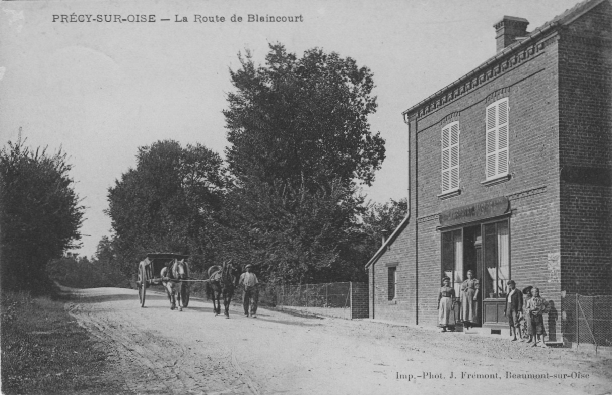 Route de Blaincourt à Précy