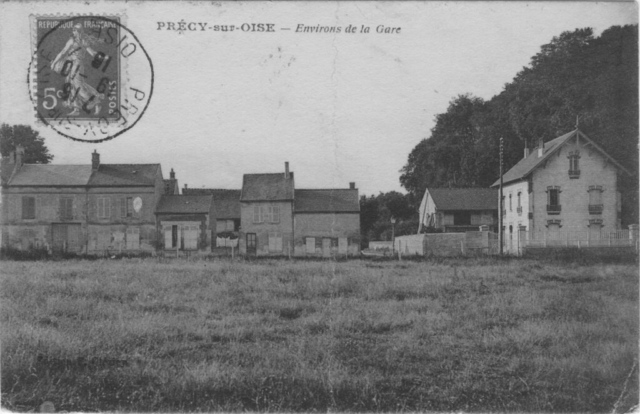 Environs de la gare à Précy