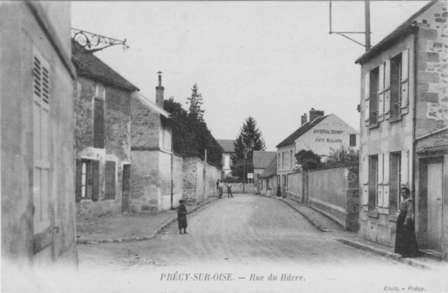 La rue du Havre dans Précy sur Oise