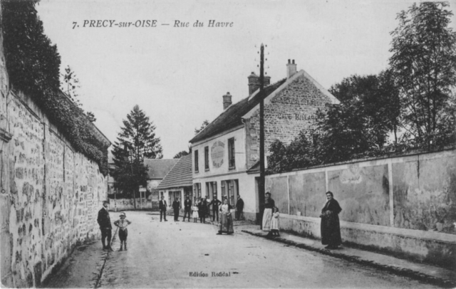 La rue du Havre dans Précy sur Oise