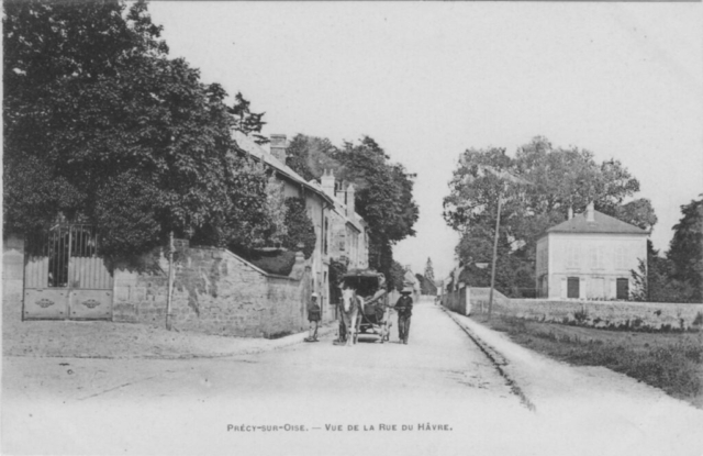 La rue du Havre dans Précy sur Oise