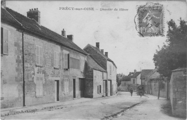 La rue du Havre dans Précy sur Oise