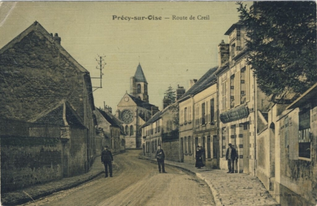 La route de Creil de Précy sur Oise