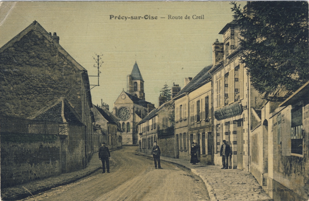 La route de Creil de Précy sur Oise