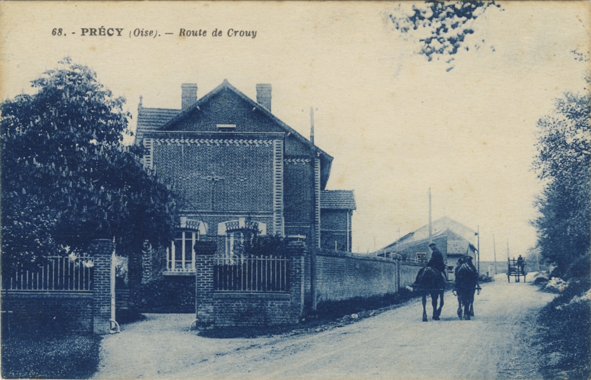 La route de Crouy à Précy sur Oise