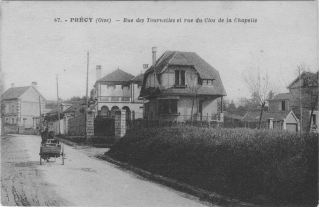 La rue des Tournelles à Précy