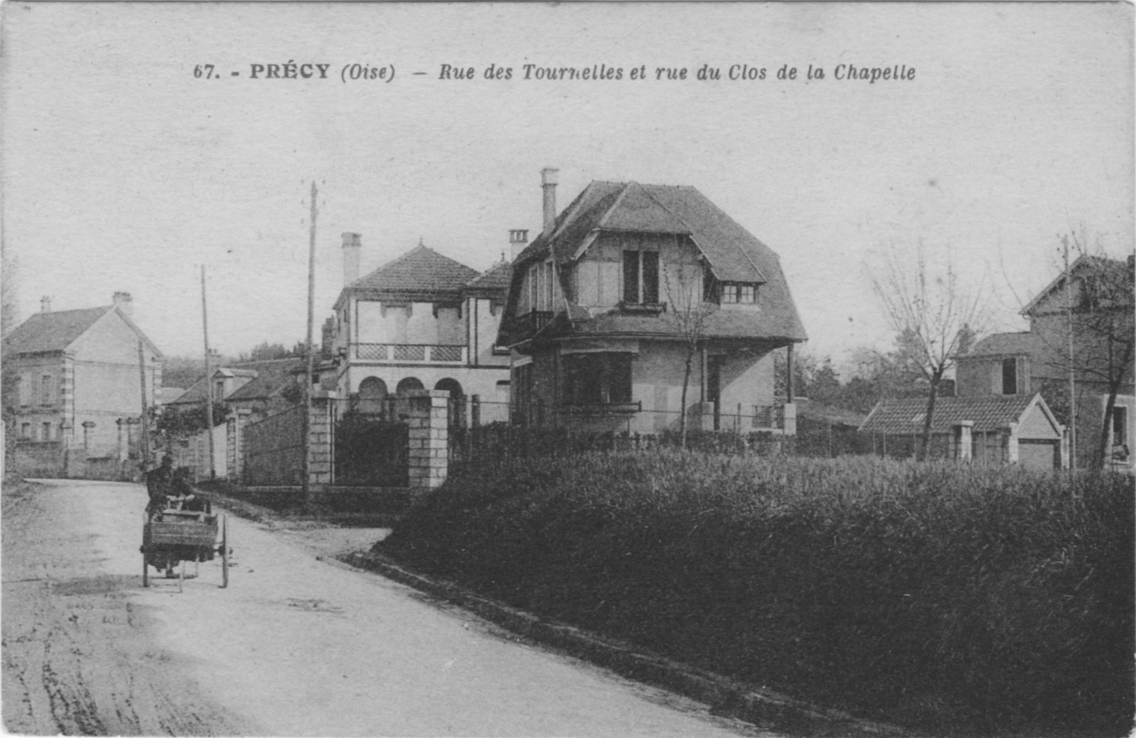 La rue des Tournelles à Précy sur Oise